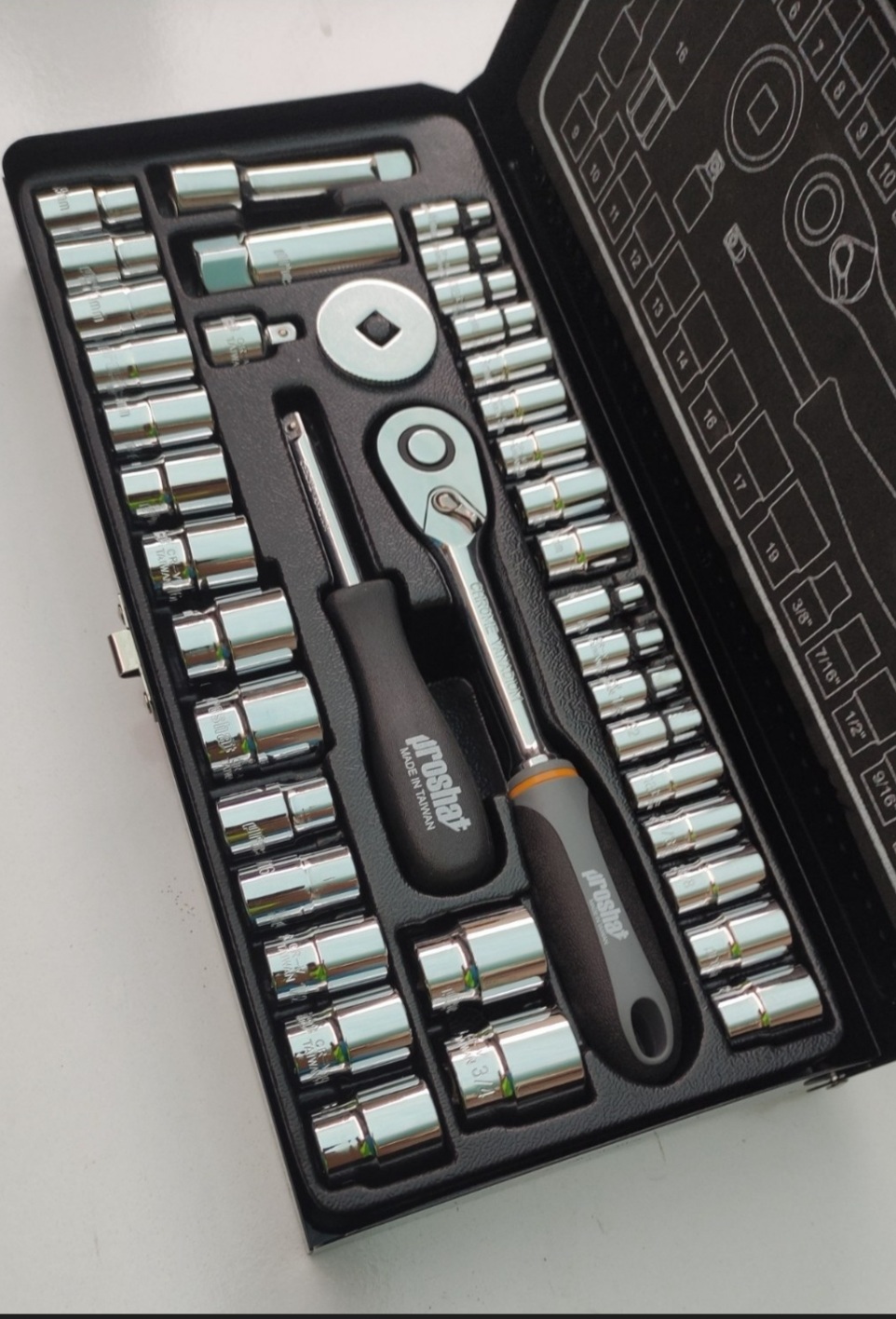 جعبه بکس 1/4 و 3/8 پروشات